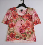 Blusa con botones y falda larga