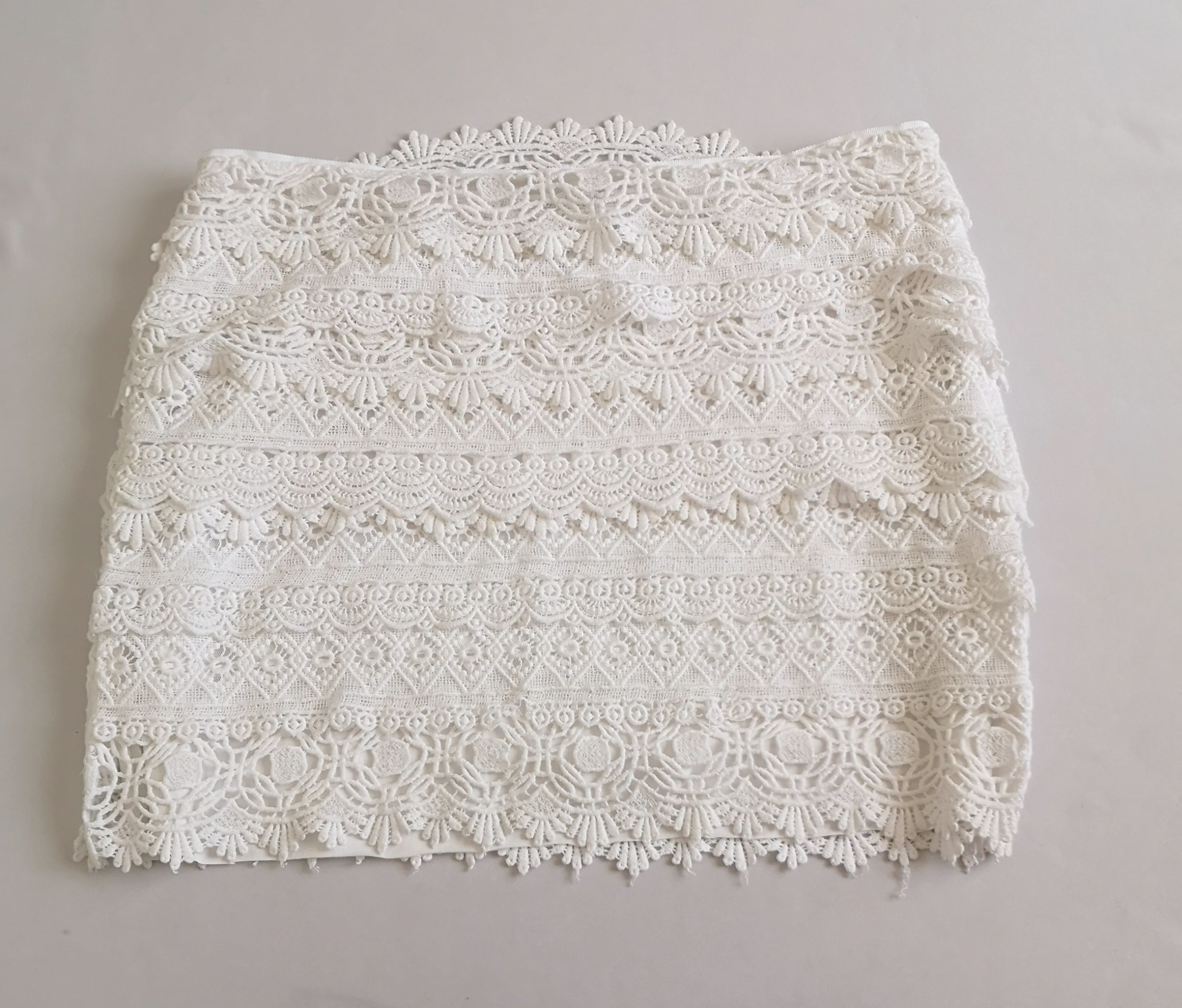 Kimono de chifon con falda de encaje ⚓