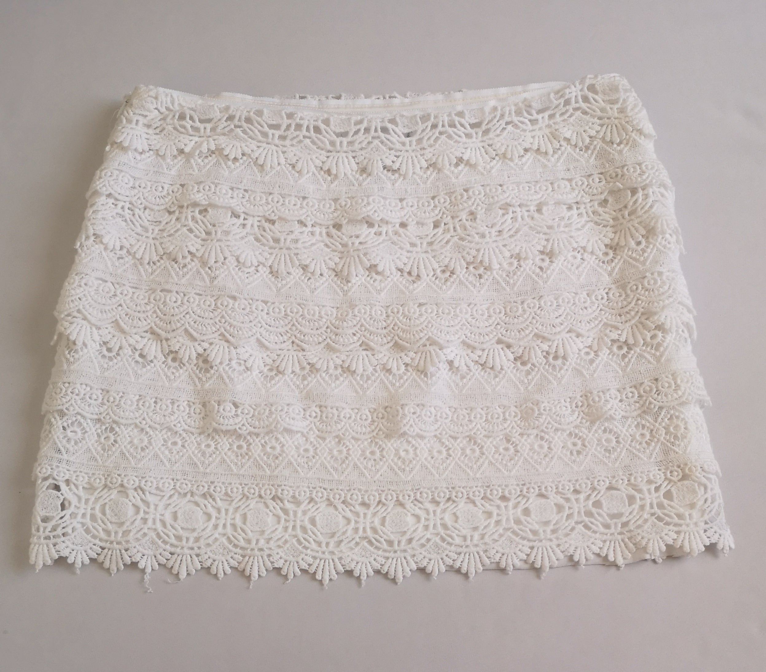 Kimono de chifon con falda de encaje ⚓