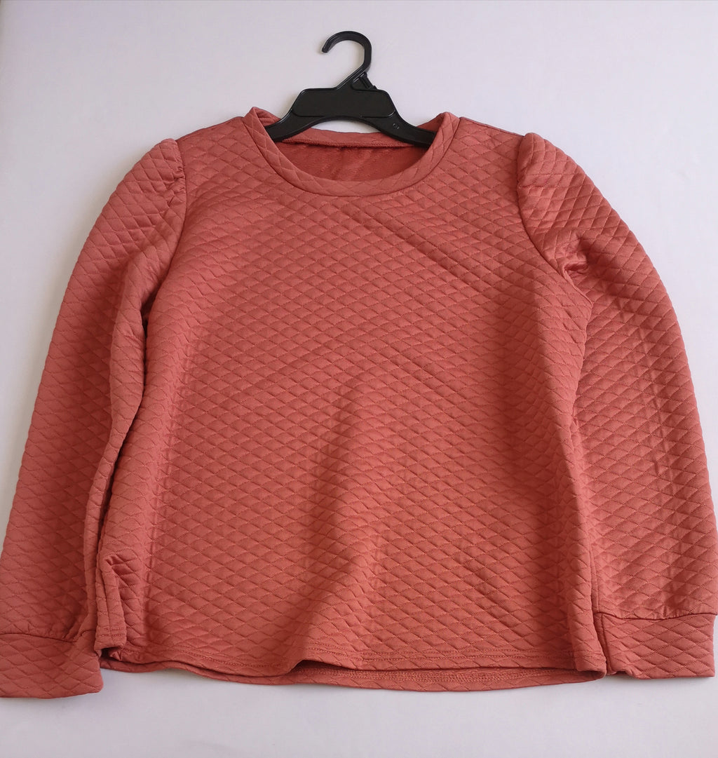 Blusa cuello redondo