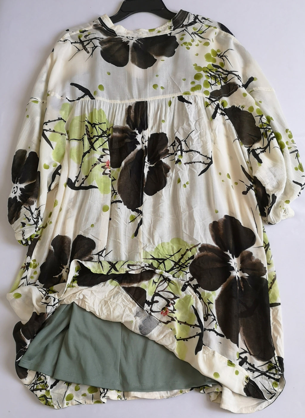 Vestido holgado con forro