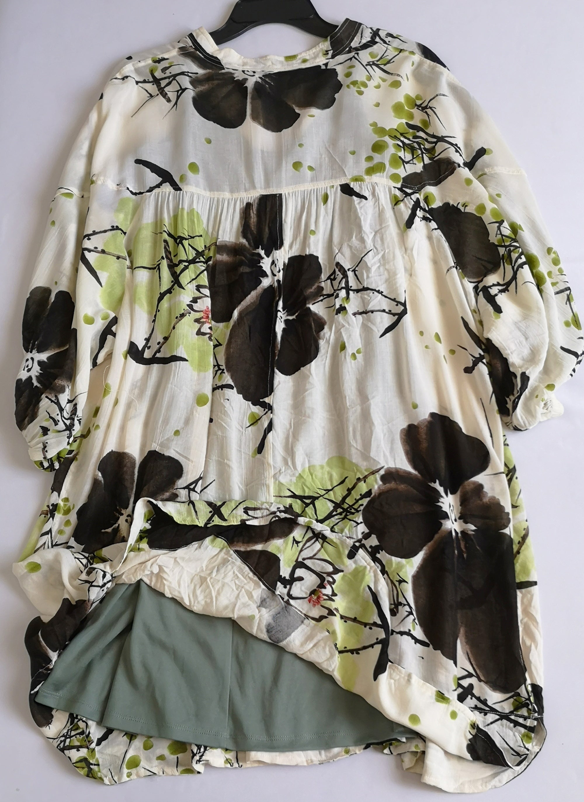Vestido holgado con forro
