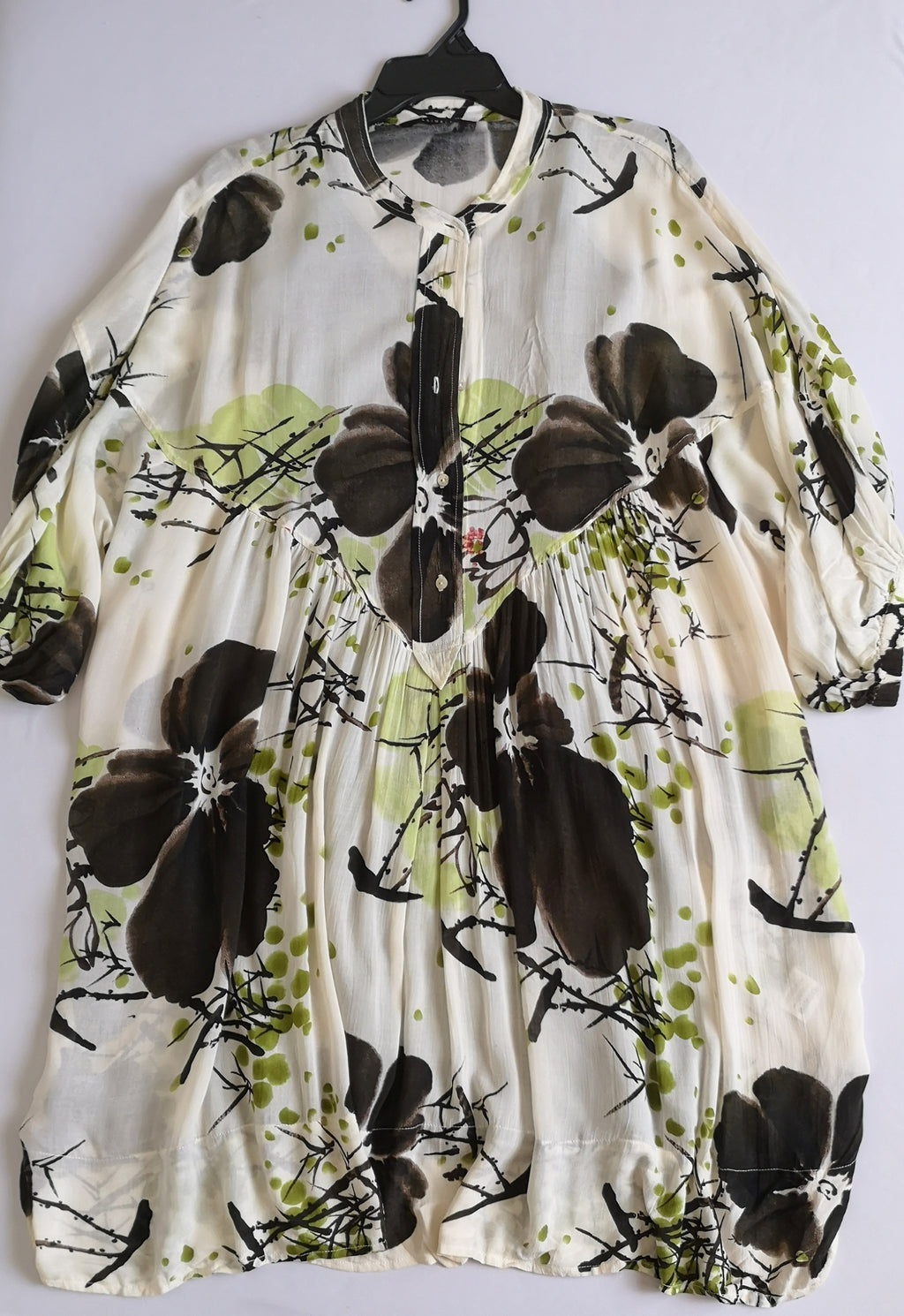 Vestido holgado con forro