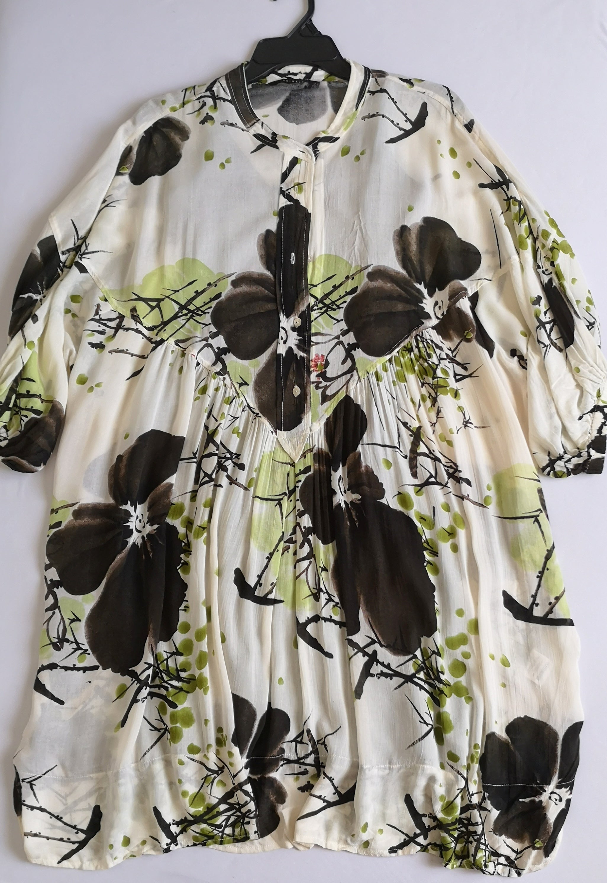 Vestido holgado con forro