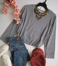 Blusa cuello redondo