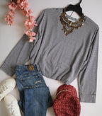 Blusa cuello redondo