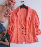 Blazer con encaje