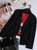 Chaqueta traslapada con Zipper