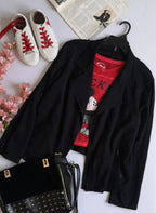 Chaqueta traslapada con Zipper