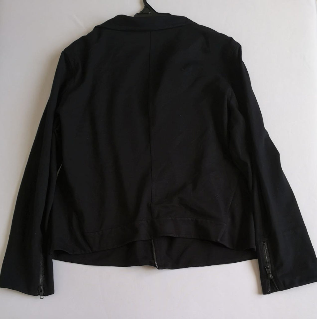 Chaqueta traslapada con Zipper