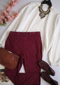 Blusa cuello cerrado y pantalón skinny ⚓