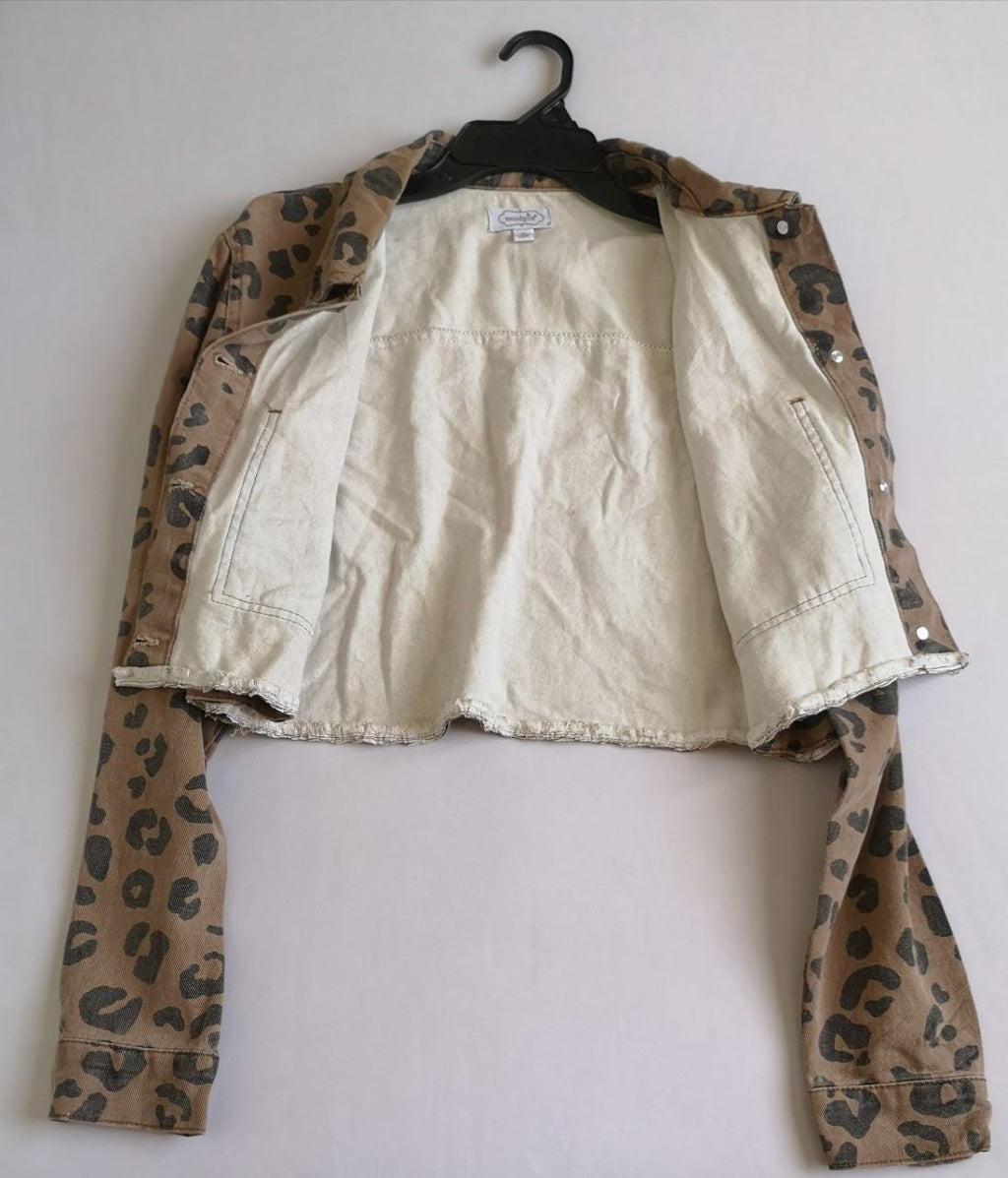 Chumpa de lona animal print