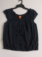 Blusa con elástico abajo