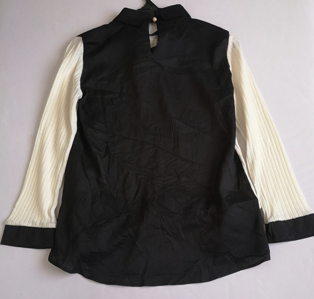 Blusa tejida de adelante