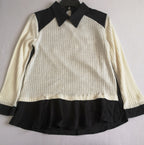 Blusa tejida de adelante