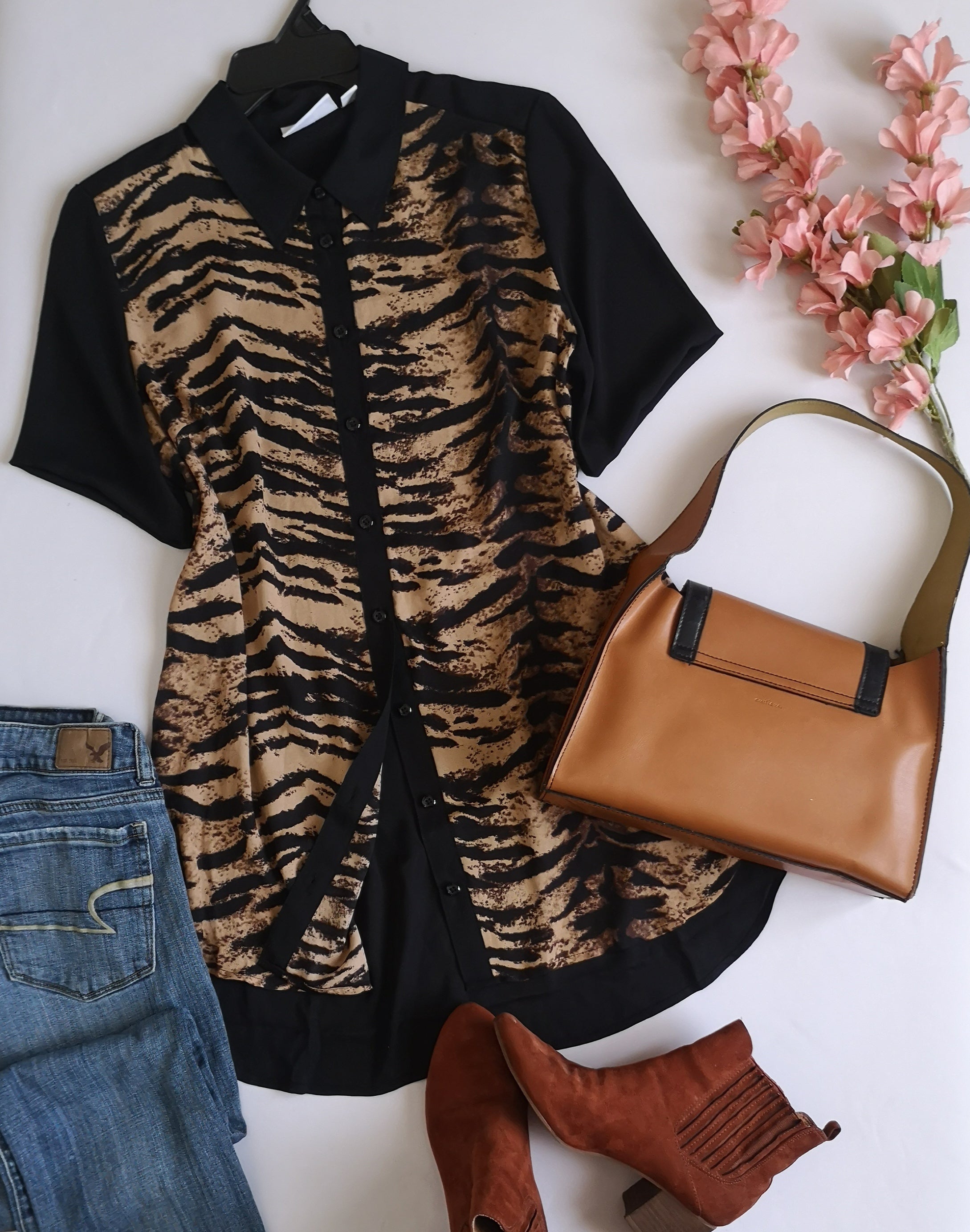 Blusa larga Incluye cartera ⚓