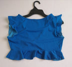 Palazzo tipo seda y Crop top