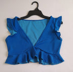 Palazzo tipo seda y Crop top