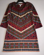 Vestido corte recto incluye cartera