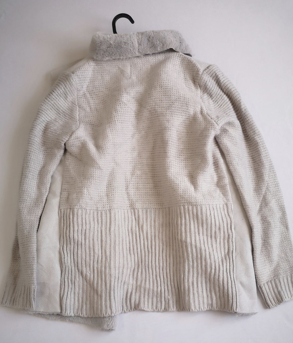 Chaqueta tejida de atrás