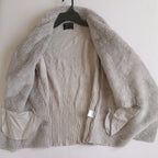 Chaqueta tejida de atrás