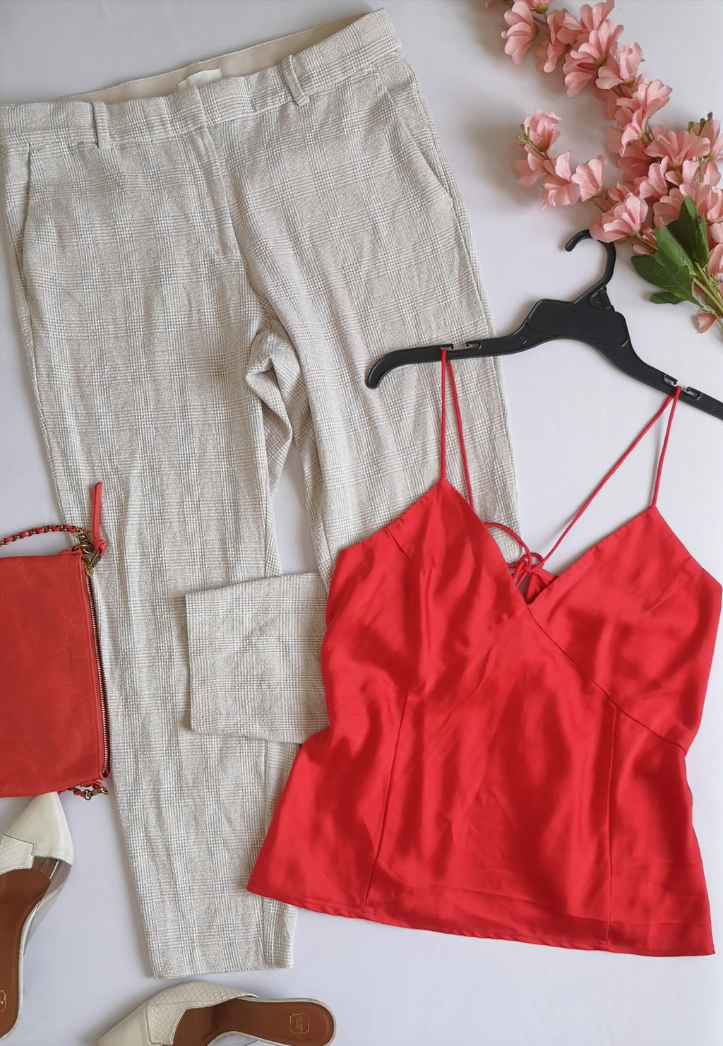 Blusa de tirantes nueva con pantalón tela suave
