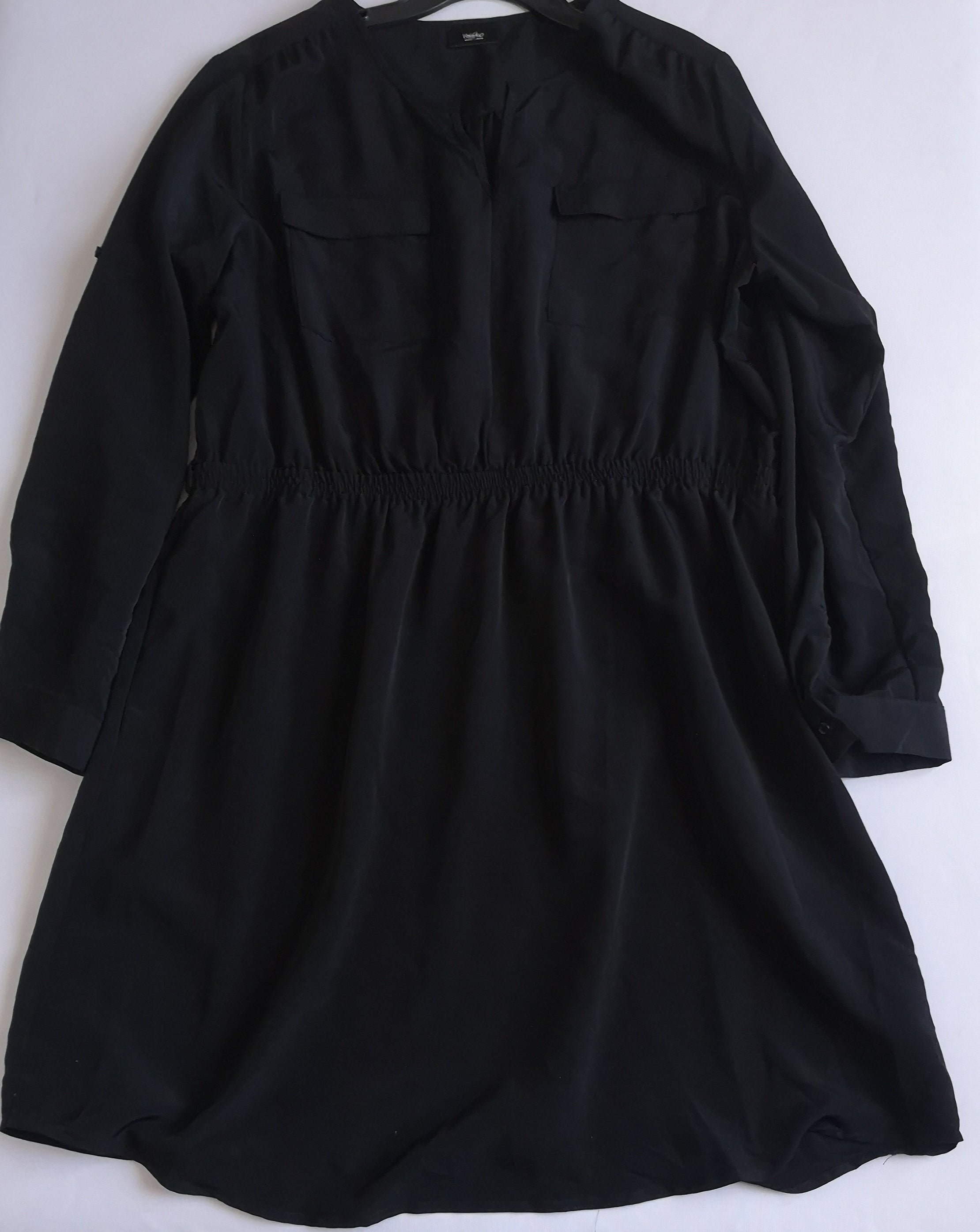 Vestido manga larga incluye cartera