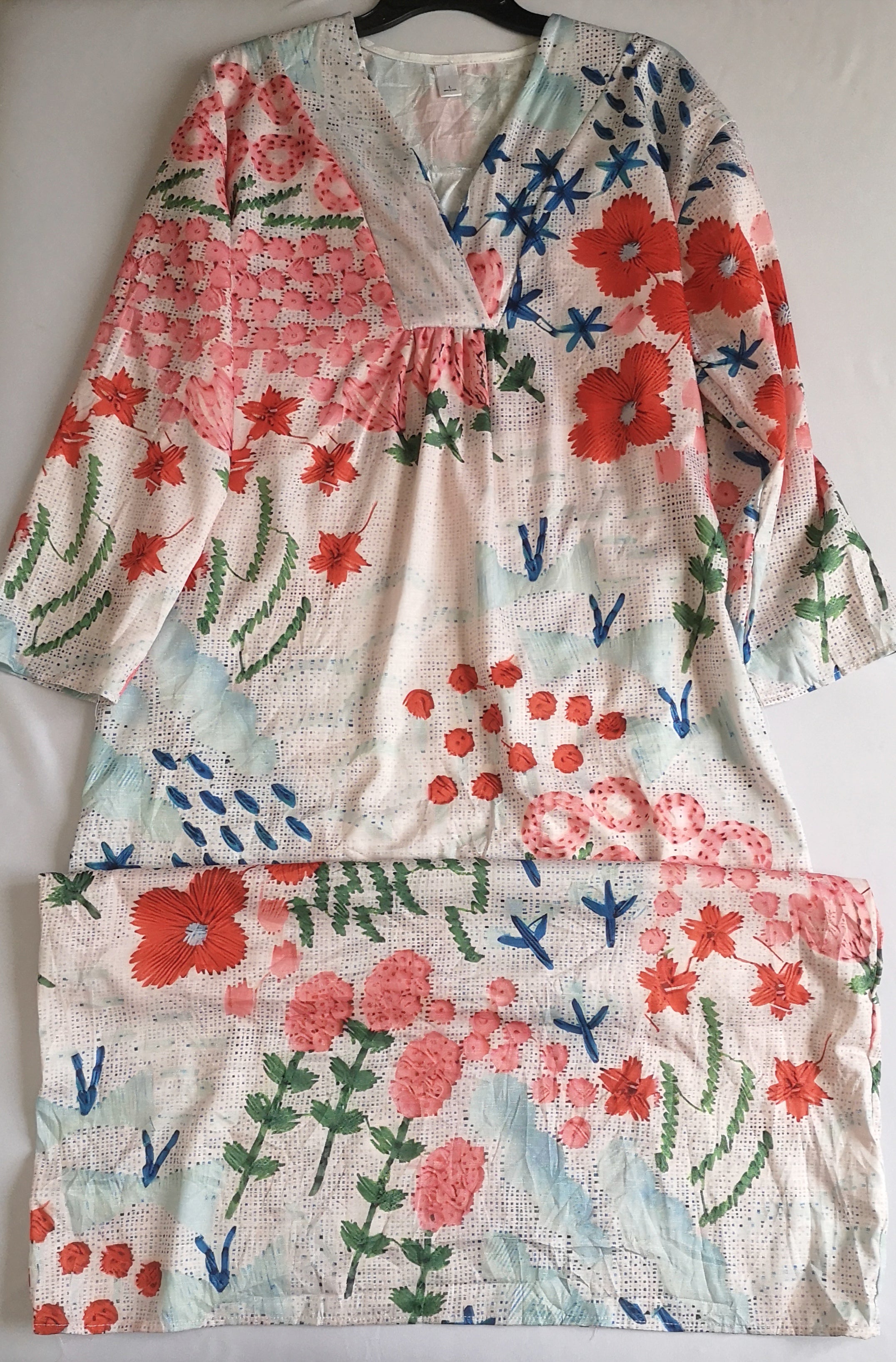 MaxiVestido con bolsas a los lados incluye cincho