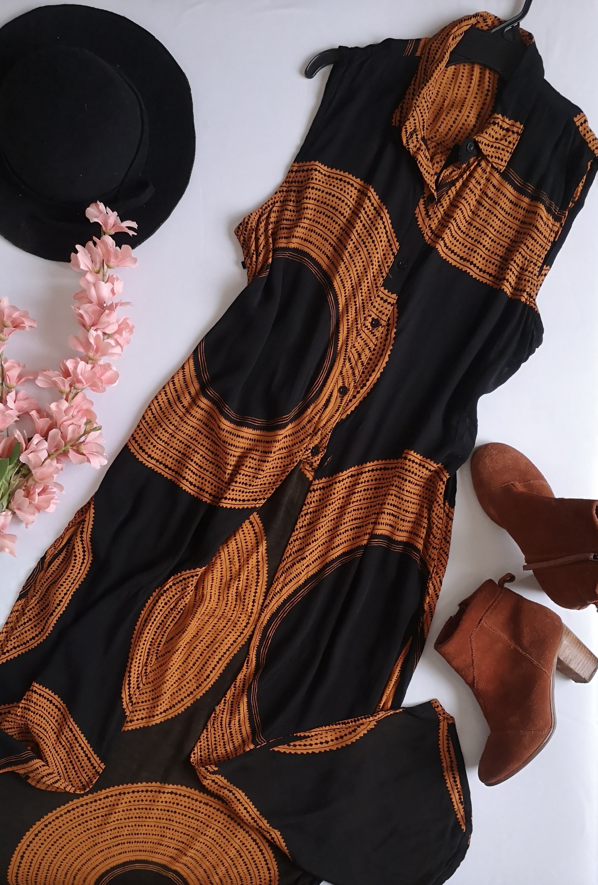 Maxi blusa abierta de los lados