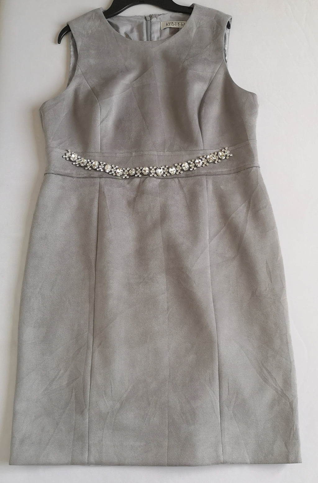 Vestido piel de durazno con adorno en la cintura ⚓