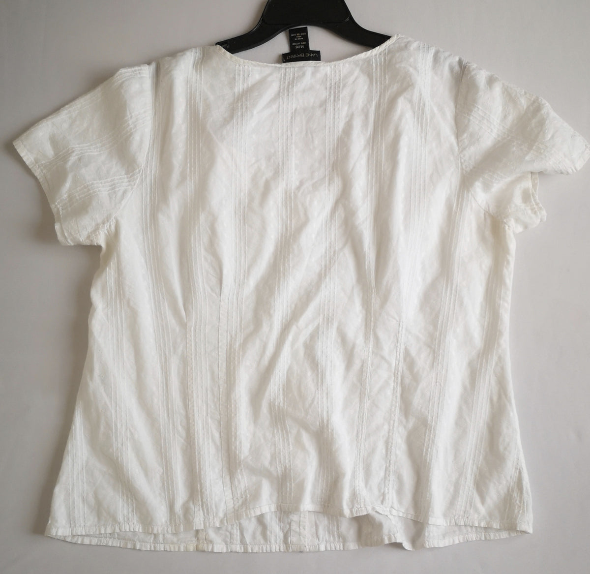 Culotte de encaje y blusa de algodón