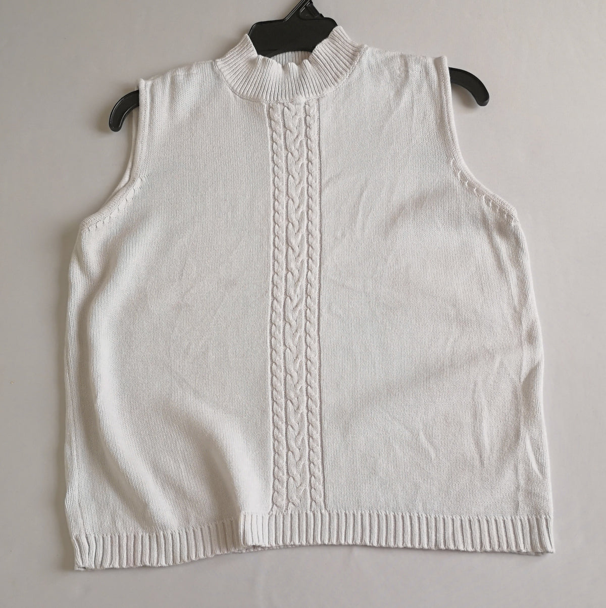 Chaleco tejido con blusa