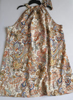 Vestido halter estilo holgado incluye cartera pequeña