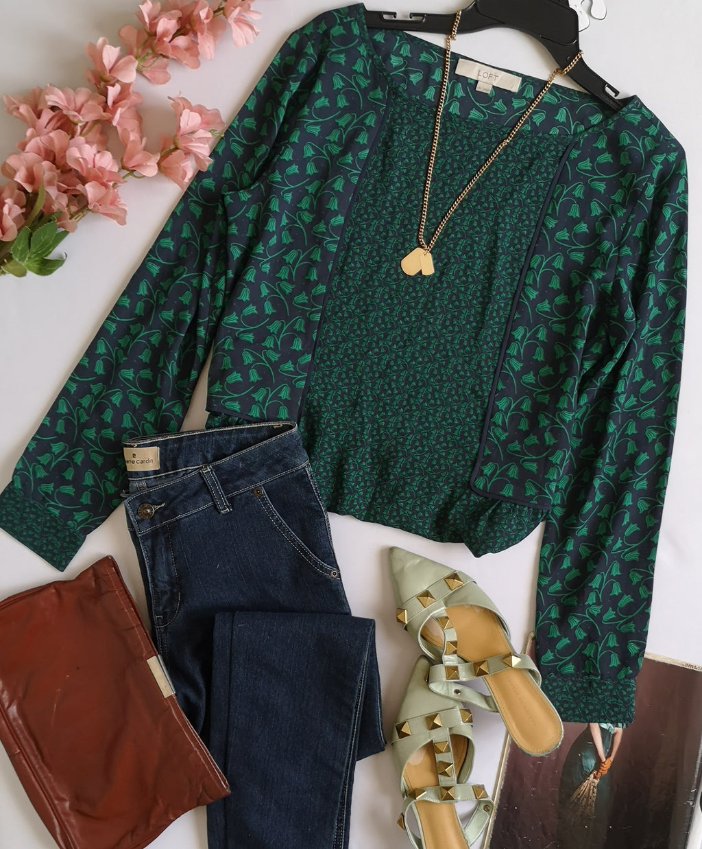 Blusa manga larga incluye collar