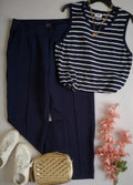 Pants con bolsas y blusa sin mangas 💙