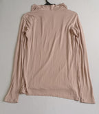 Blusa cuello drapeado pantalón tipo palazzo