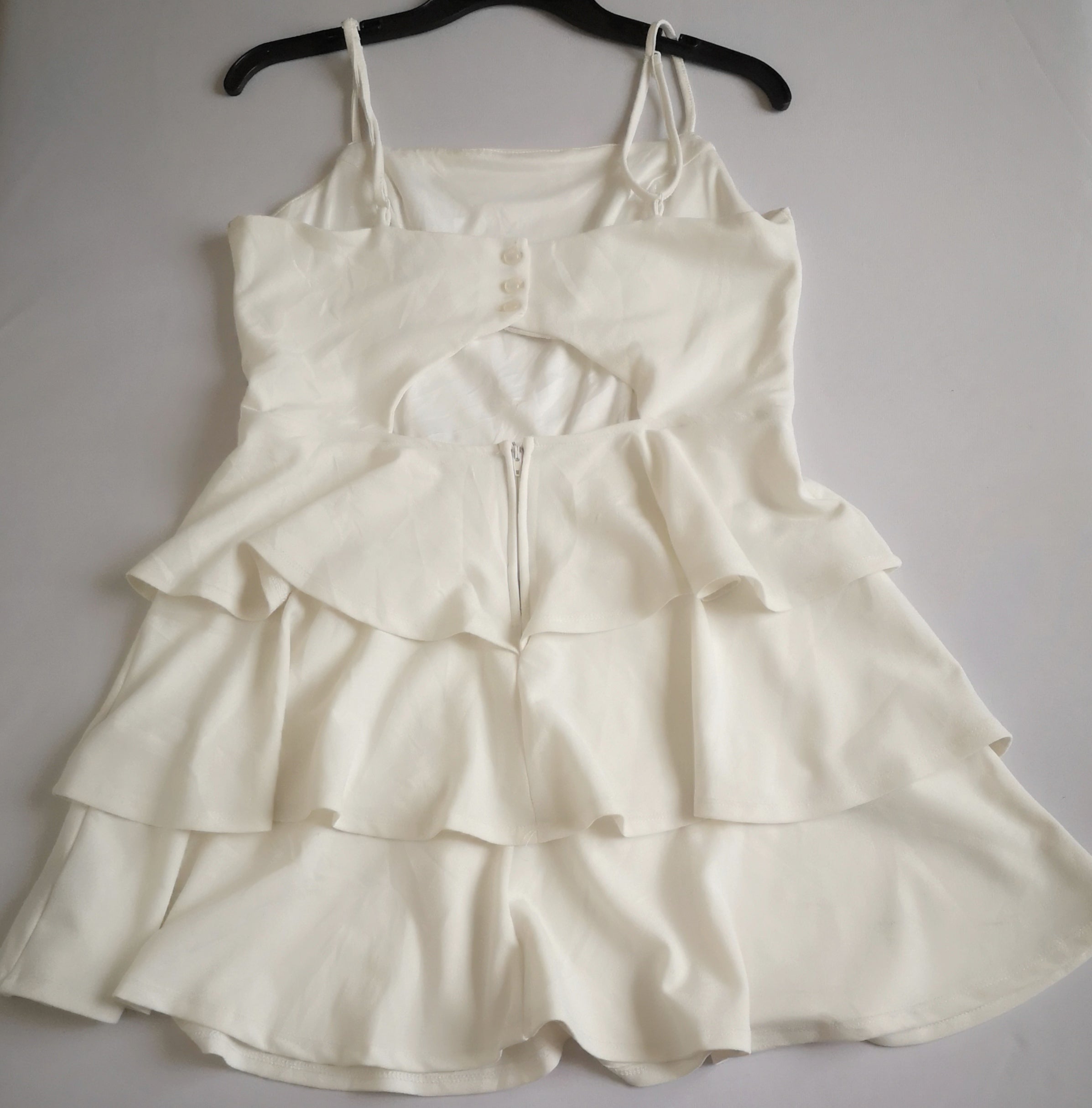 Vestido abierto de atrás incluye collar ❤️
