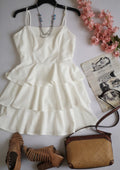 Vestido abierto de atrás incluye collar ❤️