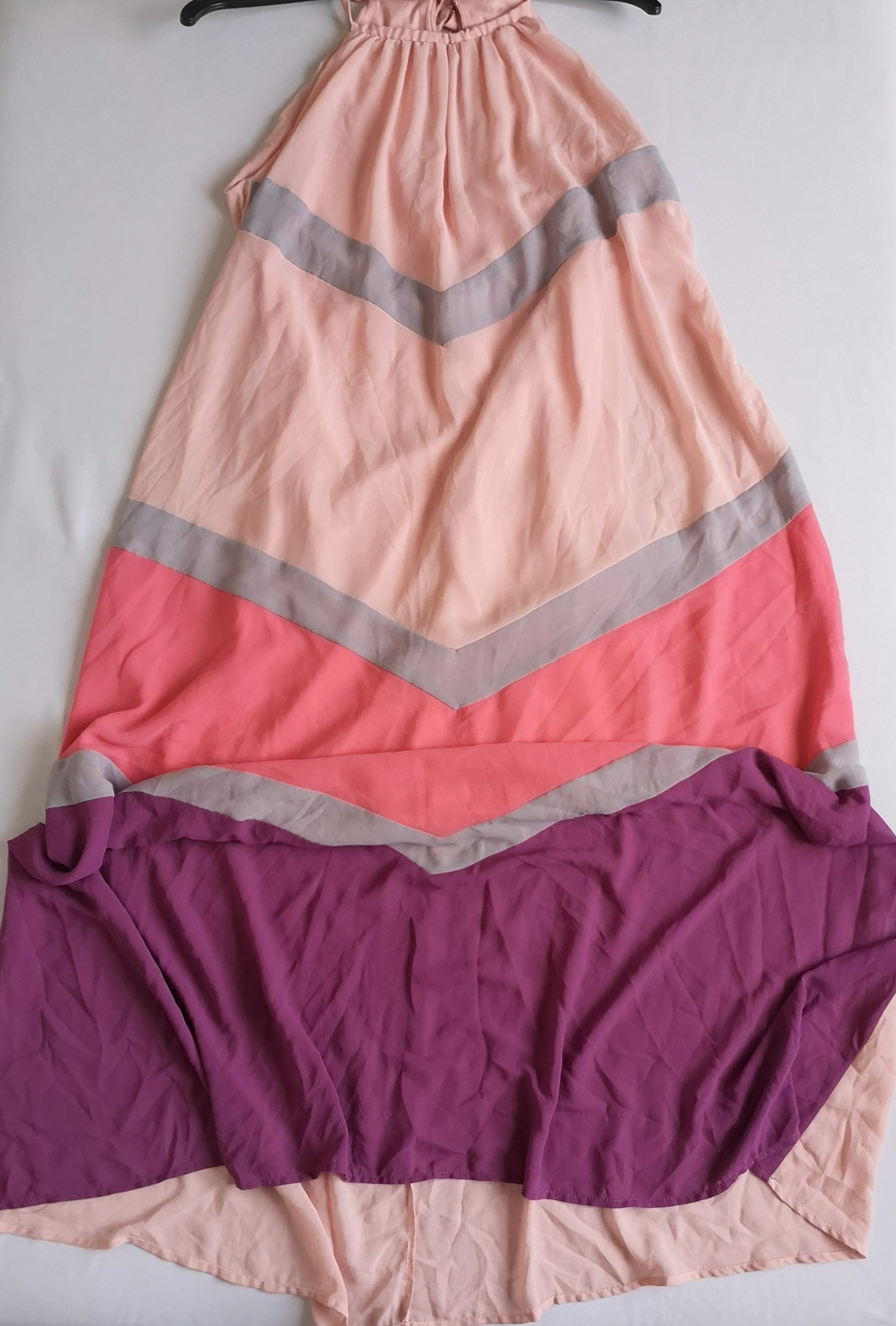 Vestido largo tipo halter