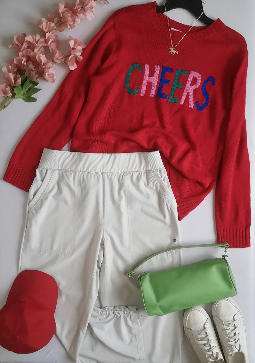 Sueter estilo ancho con panst tipo impermeable