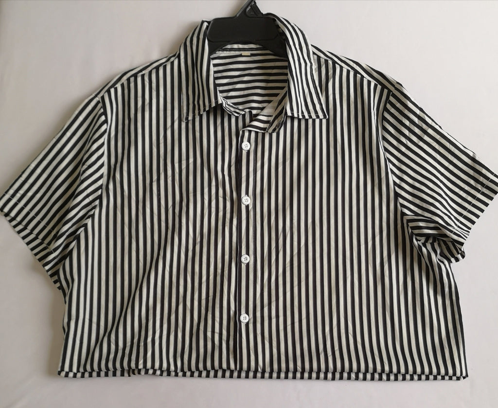 Pantalón nuevo semiformal con blusa corta ⚓