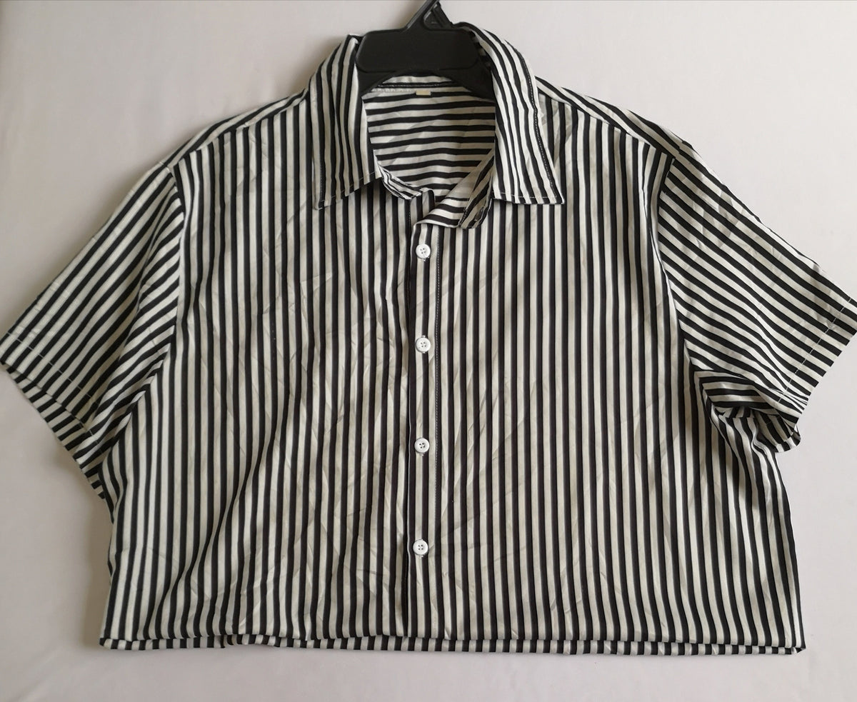 Pantalón nuevo semiformal con blusa corta ⚓