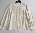 Blusa mangas princesa incluye collar