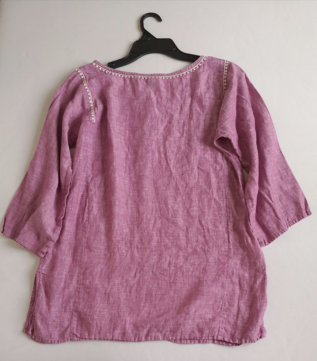 Blusa de lino incluye collar