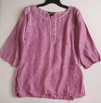 Blusa de lino incluye collar