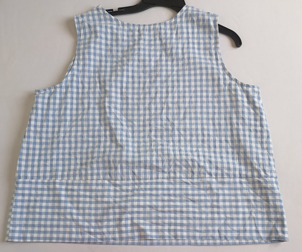 Falda abajo de la rodilla y blusa sin mangas ⚓