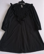 Vestido holgado con olanes incluye cincho