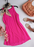 Vestido holgado incluye Pañoleta