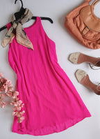 Vestido holgado incluye Pañoleta