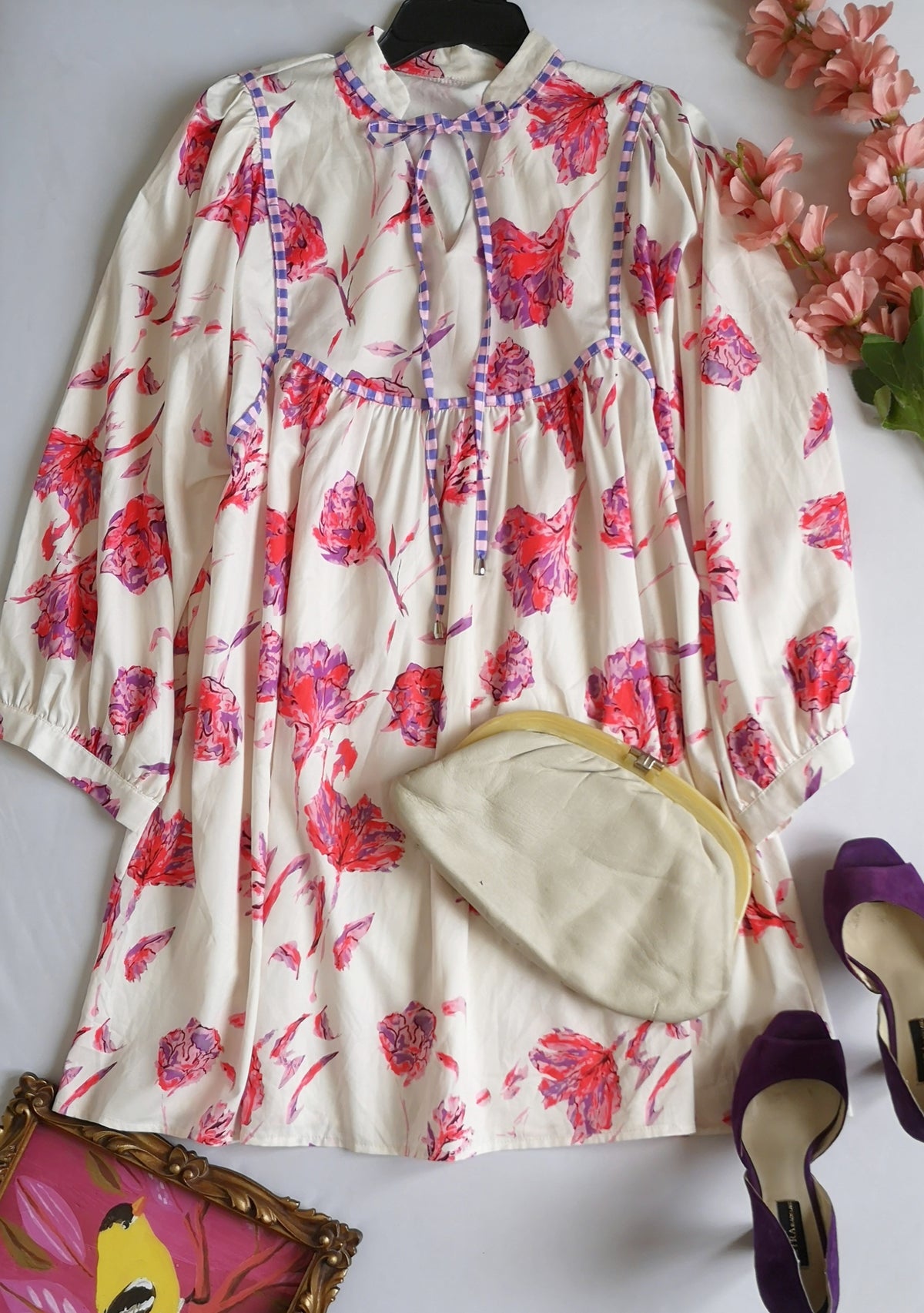 Vestido holgado manga larga